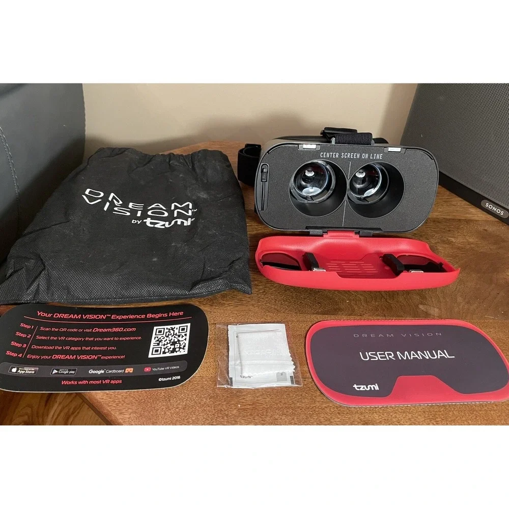 Tzumi Dream Vision Virtual Reality Smartphone Headset New Open Box